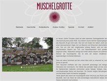 Tablet Screenshot of muschelgrotte.de